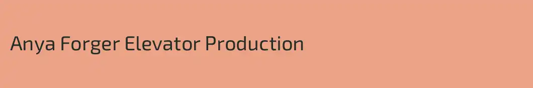 Anya Forger Elevator Production